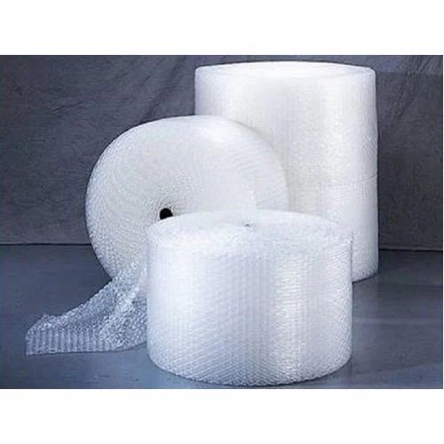 White Air Bubble Film - Pe Material Highly Customizable Sizes Transparent Color | Soft And Durable Protection For Various Applications