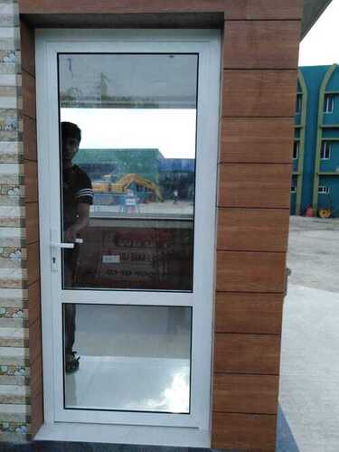Aluminium Door - Customizable Dimensions | Durable, Easy Installation, Energy Efficient, Soundproofing, Privacy, Weatherproof, Powder Coated Finish with Tempered Glass and Stainless Steel Hardware