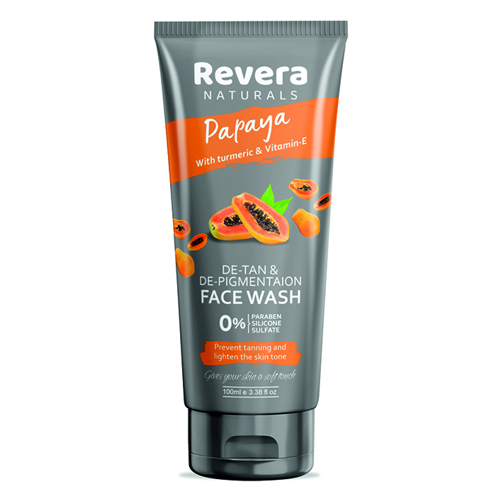 Papaya Facewash - All Skin Types | Anti-oxidant Rich Formula, Infused With D-panthenol For Skin Hydration And Tan Removal