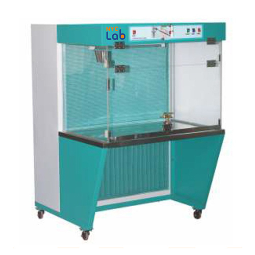 NYC-HLF-01 Horizontal Laminar Air Flow Cabinet - Metal, 2x2x2 to 4x2x2 Ft Sizes, Vibrant Green Color, HEPA Filter with 99.97% Efficiency, Ideal for Industrial Use