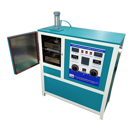 Two Slab Guarded Hot Plate Apparatus - Durable Metal, Various Sizes Available, White and Green Finish | Industrial Heating Solution with Warranty