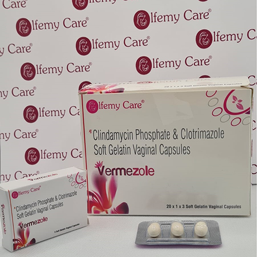 Vermezole Capsules Dark & Dry Place