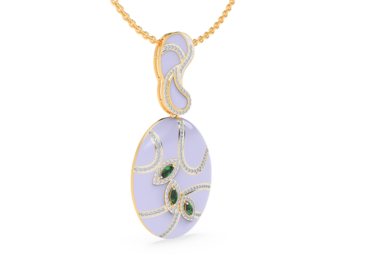 Dazzle Spark Diamond Pendant - Diamond Carat Weight: 0.652 Carat