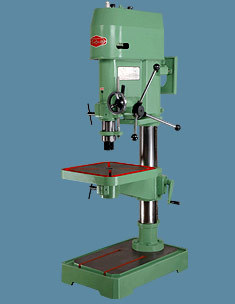 Piller Drill Machine - 508x457.2x1828.8mm, Green | 1 HP Electric Motor, Rugged Durability, Longer Service Life, Energy Saving, Manual Operation