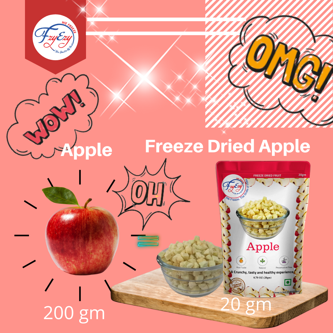 Cream Freeze Dried Apple