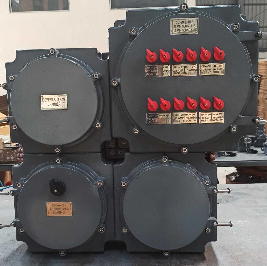 Flameproof Distribution Board - Cover Material: Metal Base