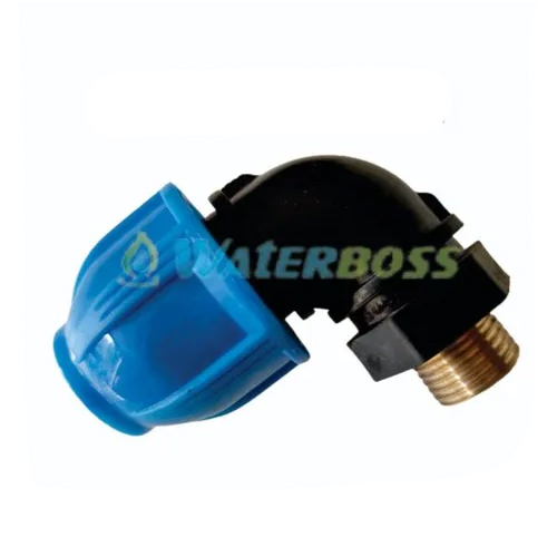 Waterboss प्लास्टिक MDPE पाइप फिटिंग पानी की पाइप के लिए