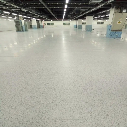ESD Tiles Flooring - ESD Material, 600mm x 600mm Size, Gray Color | Ideal for Industrial Usage, Durable and Static-Dissipative Design