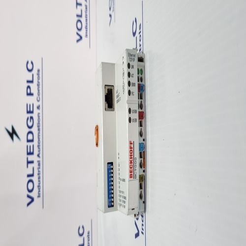 Beckhoff Bc9000 Bus Terminal Controller - 24 Volt, Ip54 Protection Level | White Color, 50-60 Hz Frequency, 500 Grams Weight