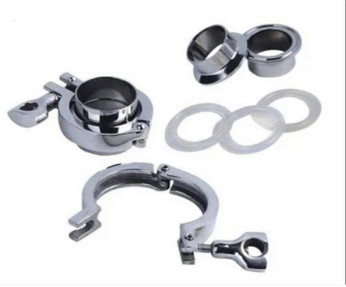 Silver Ss Tc Clamps