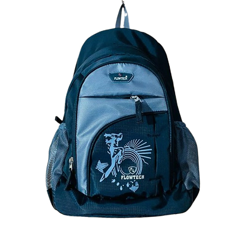 Boys Blue Backpack Bags - Customizable Size, Multicolor Printed Design | Perfect for School, Travel, and Daily Use for Boys