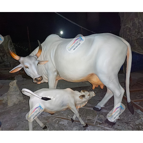 फाइबर गाय और बछड़ा