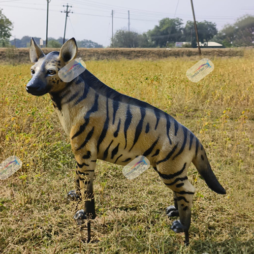 फाइबर / एफआरपी हायना प्रतिमा