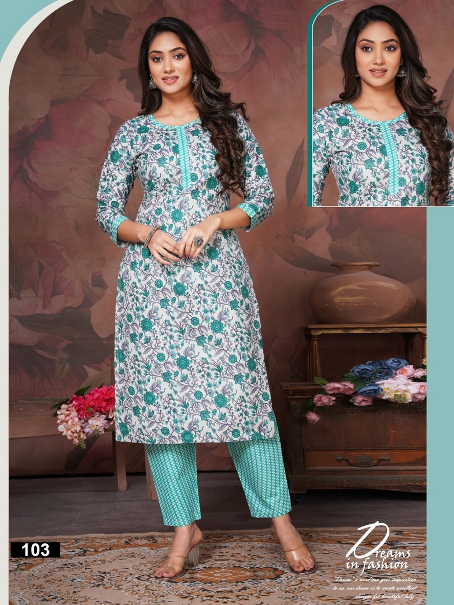 Shivay Kajol Vol-1 Kurti With Pant - Pure Cotton, Size L(40)/xl(42)/2xl(44) | Top Heavy And Bottom Heavy Printed Design