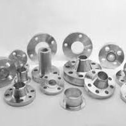 Bs-10 Table F Ms Flanges - Stainless Steel, Sizes 1-8 Inch, Silver Color, Round Shape, Galvanized Surface Treatment, Male Connection