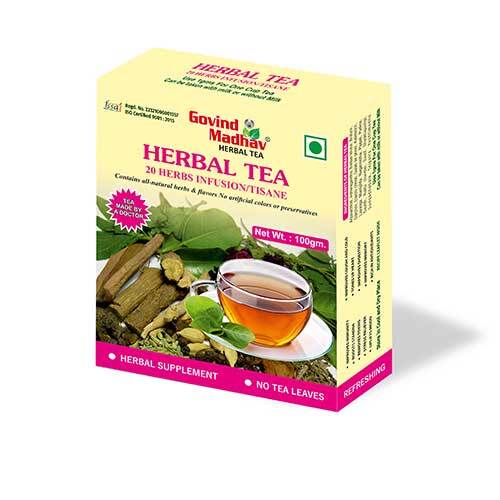 Govind Madhav Herbal Tea 100gm Pack Of 3 Rose