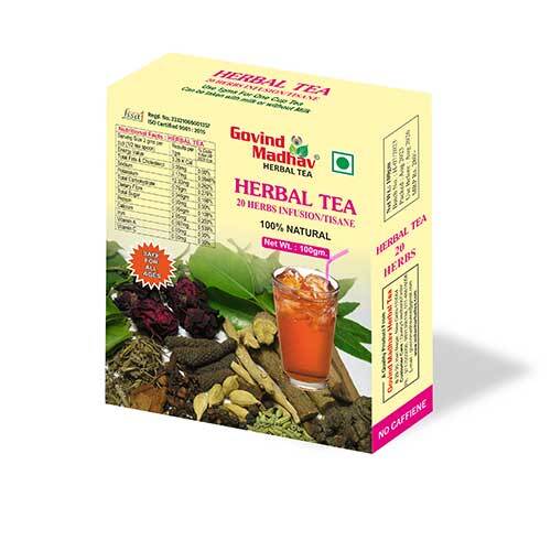 Govind Madhav Herbal Tea 100gm Pack Of 3 Rose