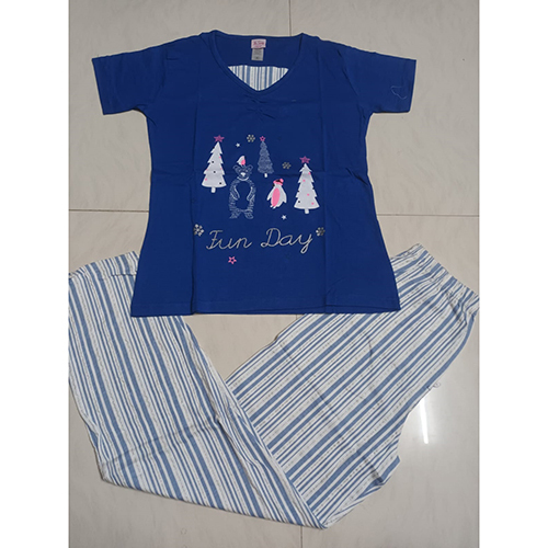 Different Available Ladies Cotton Night Suit Set