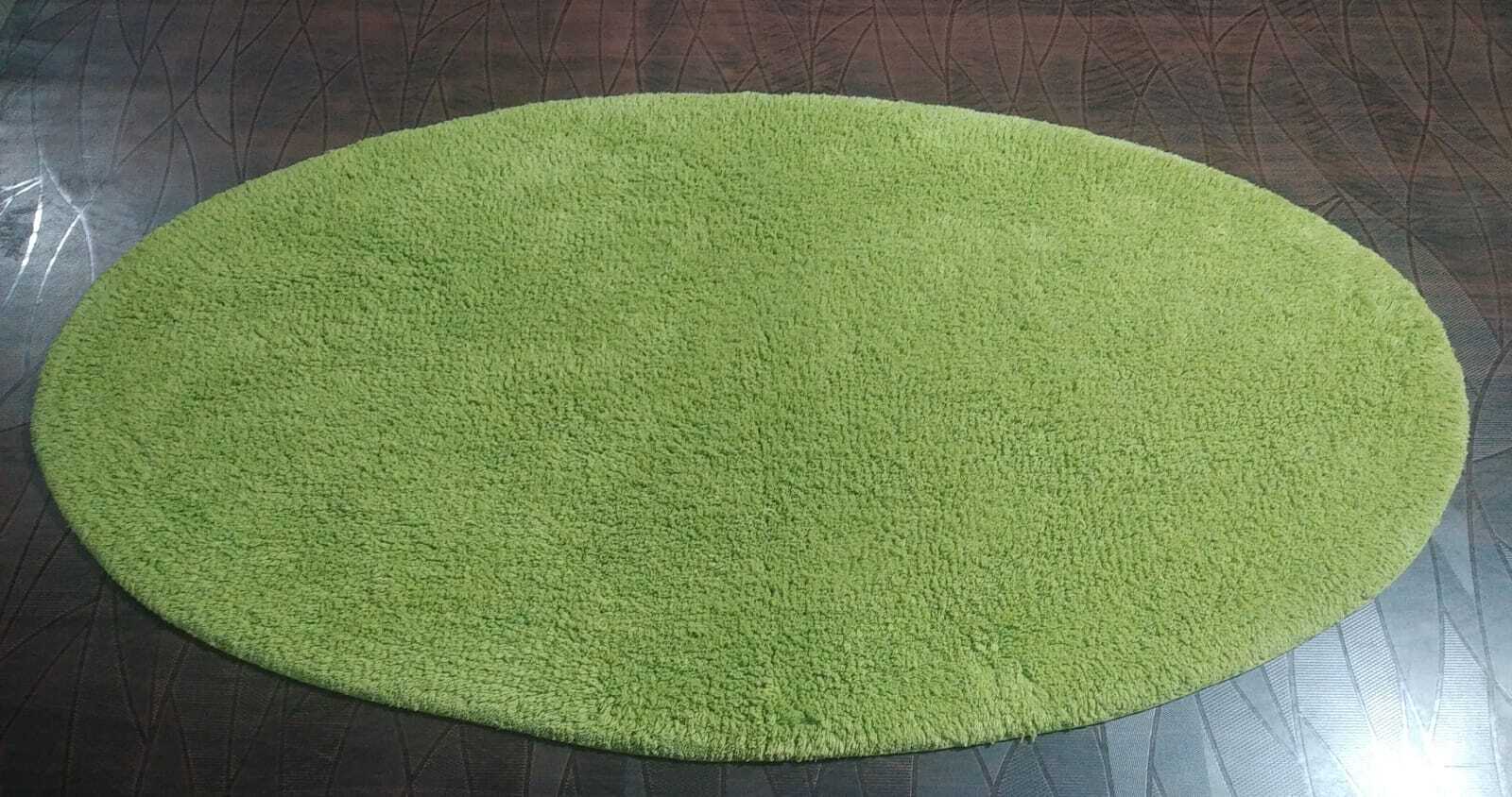 Cotton Runner Oval Back Material: Canvas Latex