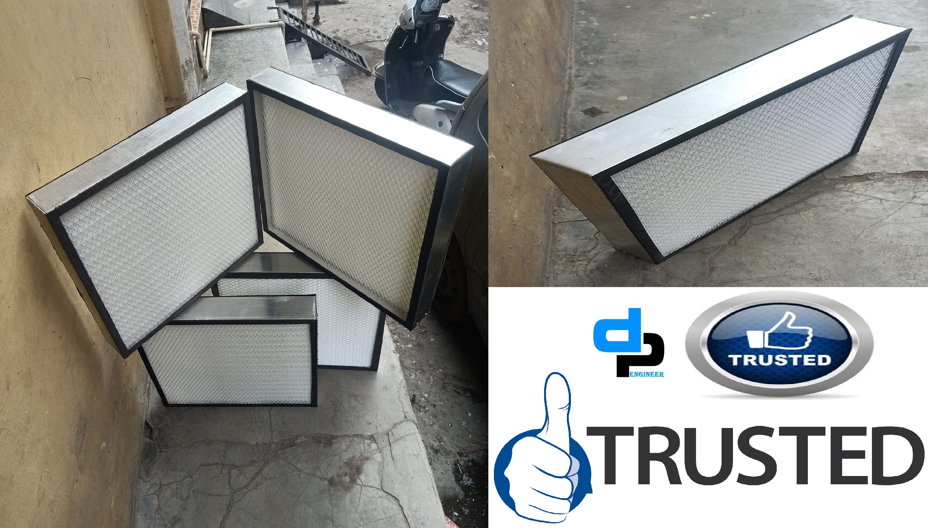 Mini Pleat Hepa Filter In Lucknow - Color: White