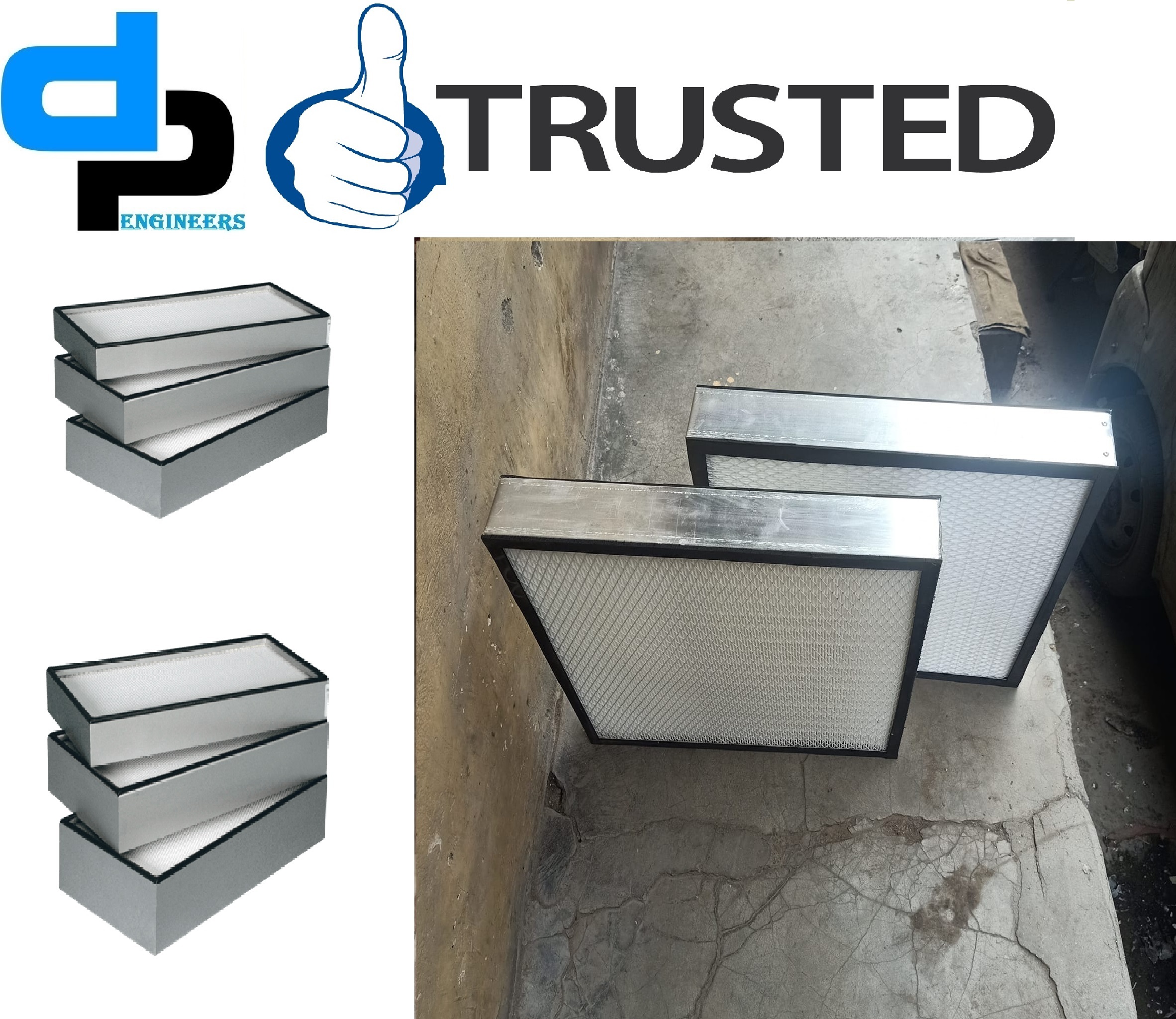 Mini Pleat Hepa Filter By Chinmaya Nagar Chennai - Color: White