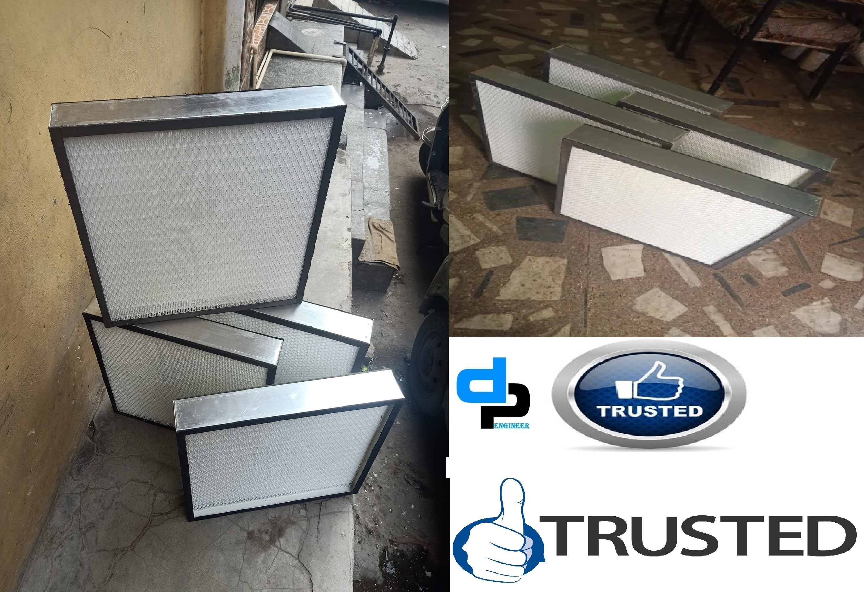 Mini Pleat Hepa Filter By Chinmaya Nagar Chennai - Color: White