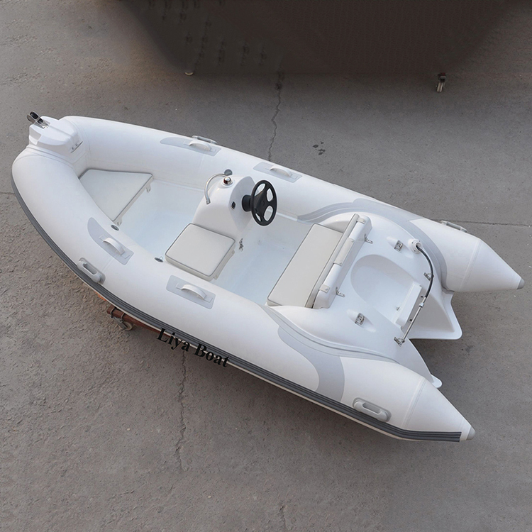 Liya 3.8m Small Rib Boat Sport Water Inflatable Yacht For Sale