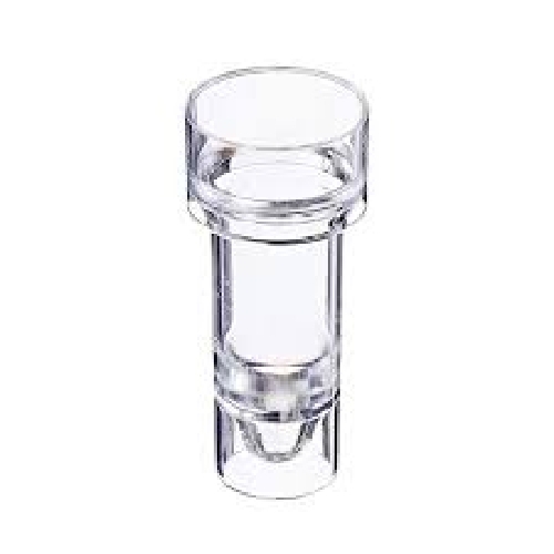 Sample Cups - 2.0ml Clear Polystyrene, Highly Transparent For Microbiology Use | Manual Operation, Disposable, Portable, White Color