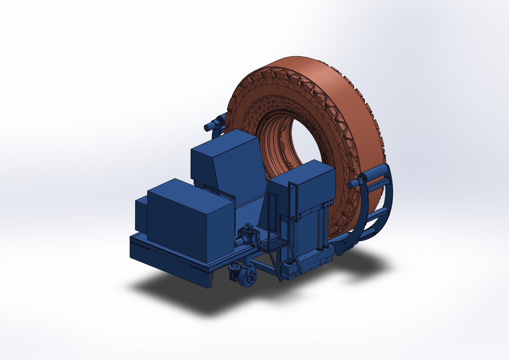 Tyre Assembly Equipment - Online - Earthmover - Caterpillar - Color: Based On Customer Priority