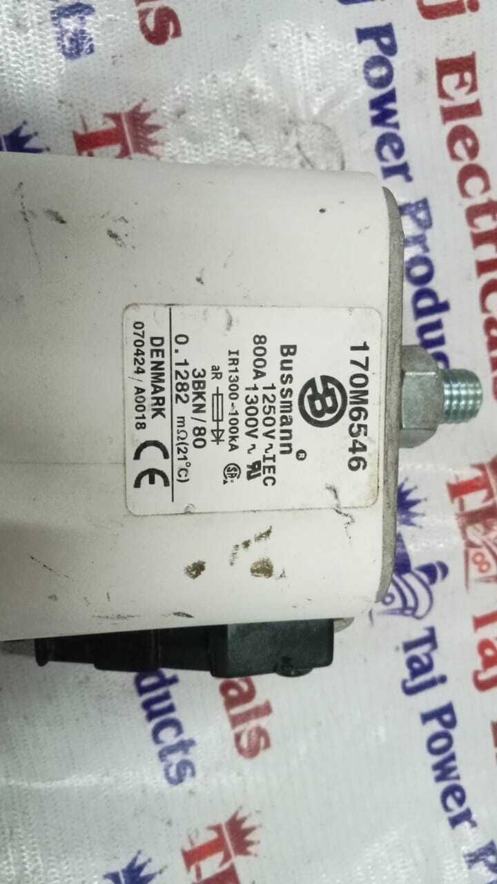 Bussmann 170m6546 800a Fuse Square - Application: Electrical Circuit Protection