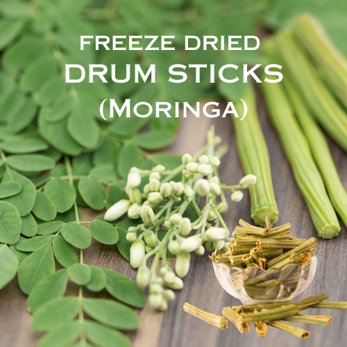 Freeze Dried Drumstick - 1 Kg Pack, All Natural, Vegan & Gluten Free Snack