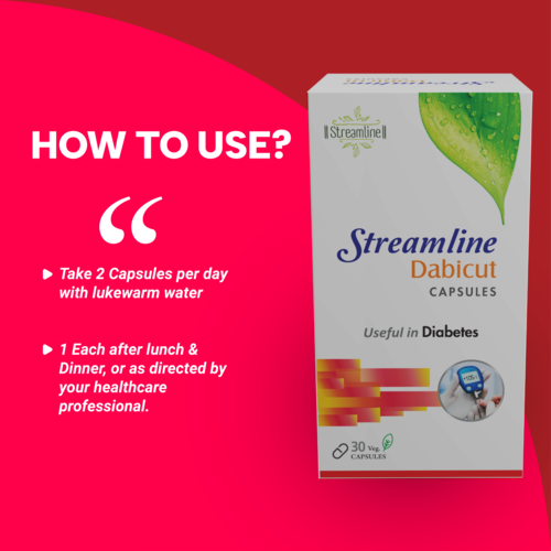 Dabicut Capsule For Diabetes - Product Type: Ayurvedic Medicine