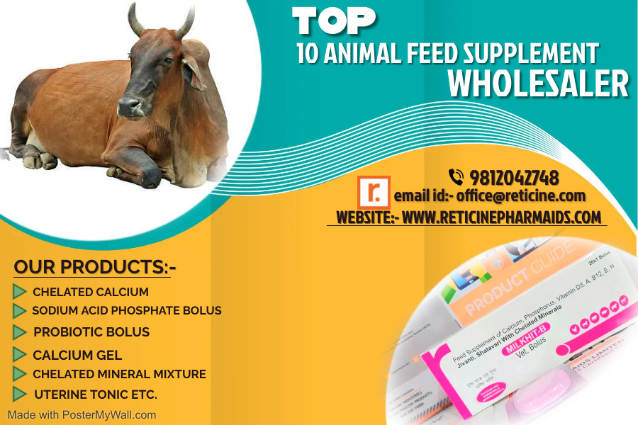 Feed Supplement Manufacturer In Assam - Veterinary Feed Supplements | Featuring Chelated Calcium, Liver Tonic, Multivitamin Syrup, Energy Boosters, Probiotic Bolus
