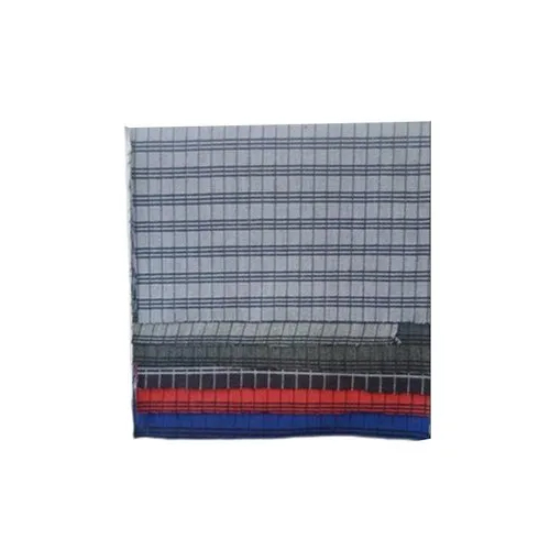 Check Polyester Knitted Fabric