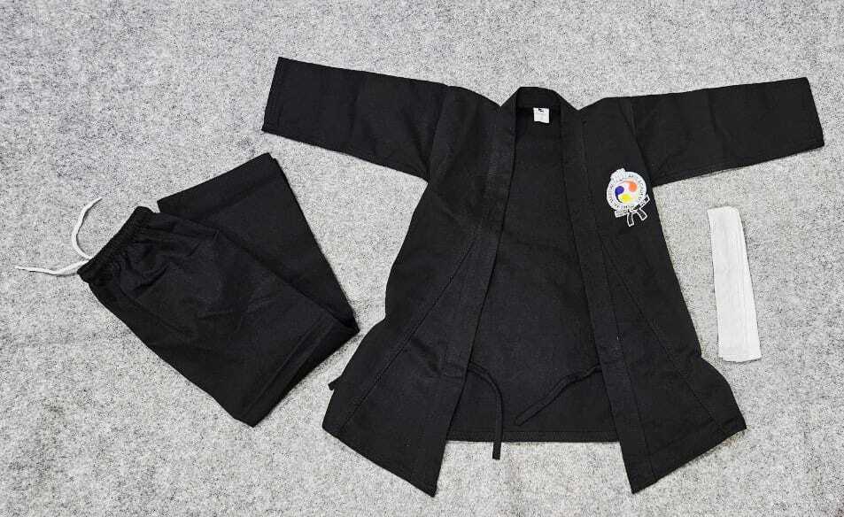Black Karate Uniform - Age Group: Adult