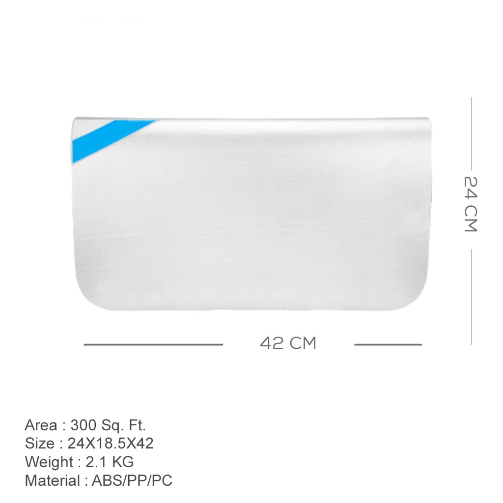 Gw001 Fly Catcher - Abs Housing, 24x18.5x42cms | Innovative Indoor Sticky Trap With Nano Light Wave Technology, Zero Chemicals, No Noise Or Smoke, Targeting Flies & Insects, Covers 600sqft