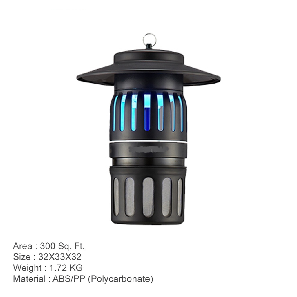Insect Trapper - Abs & Metal, 400sqft Coverage | No Chemicals, Innovative Tio2 Coating, Plug & Play Design