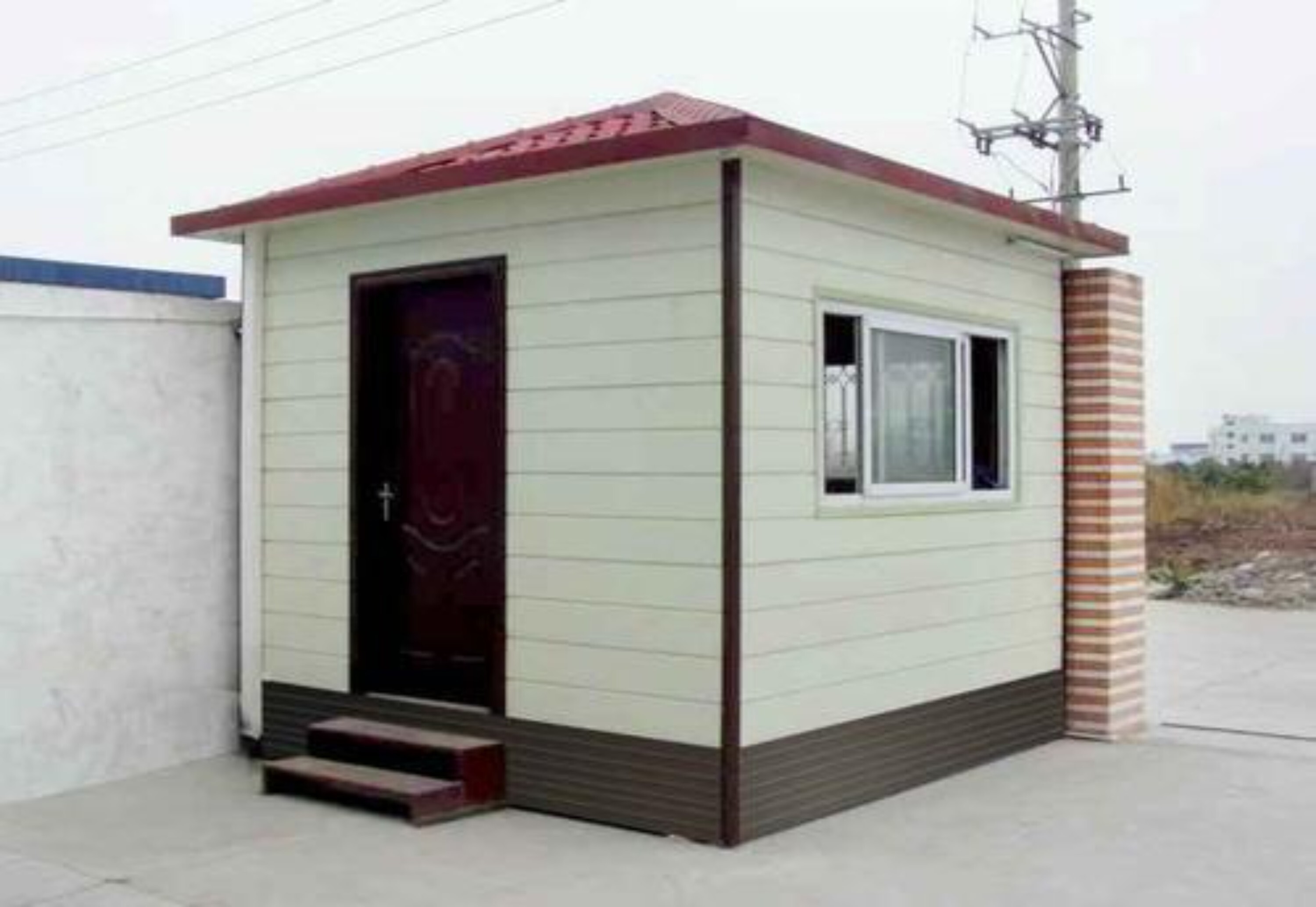 Security Room - Prefabricated, Portable Design | Elegant Look, High Strength, Rust-resistant Surface, Comfortable For Extended Use