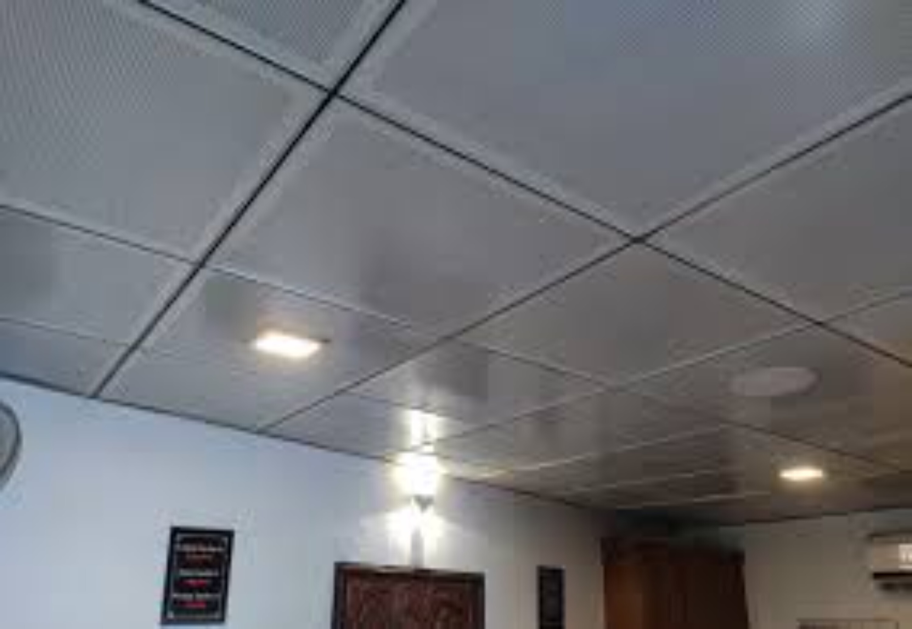 Lay-in Tile - Fibre-reinforced Plastic, 595 Mm X 595 Mm, Color Coated | Heat Resistant, Fire Retardant, Smooth Finish, Custom Sizes & Colors