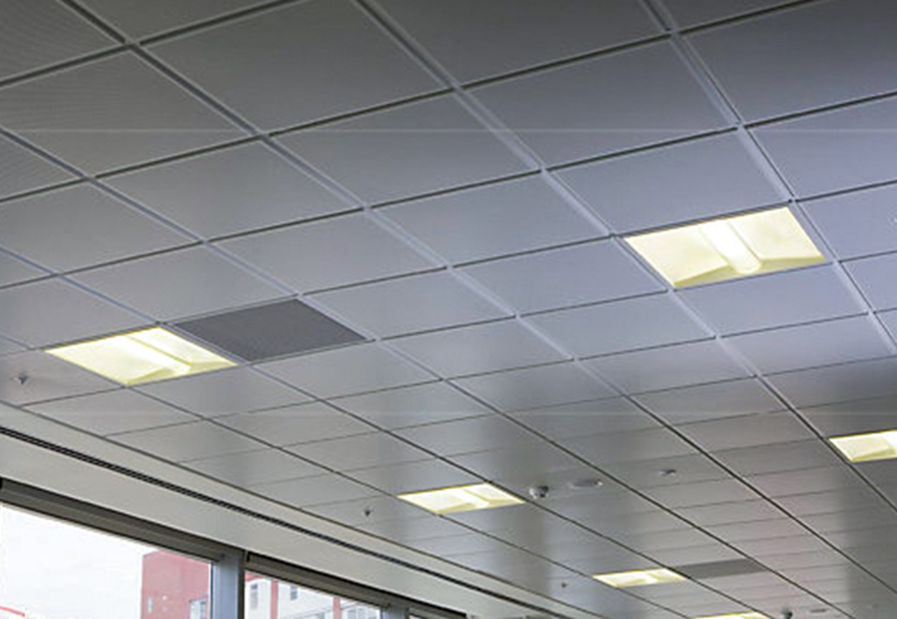 Lay-in Tile - Fibre-reinforced Plastic, 595 Mm X 595 Mm, Color Coated | Heat Resistant, Fire Retardant, Smooth Finish, Custom Sizes & Colors