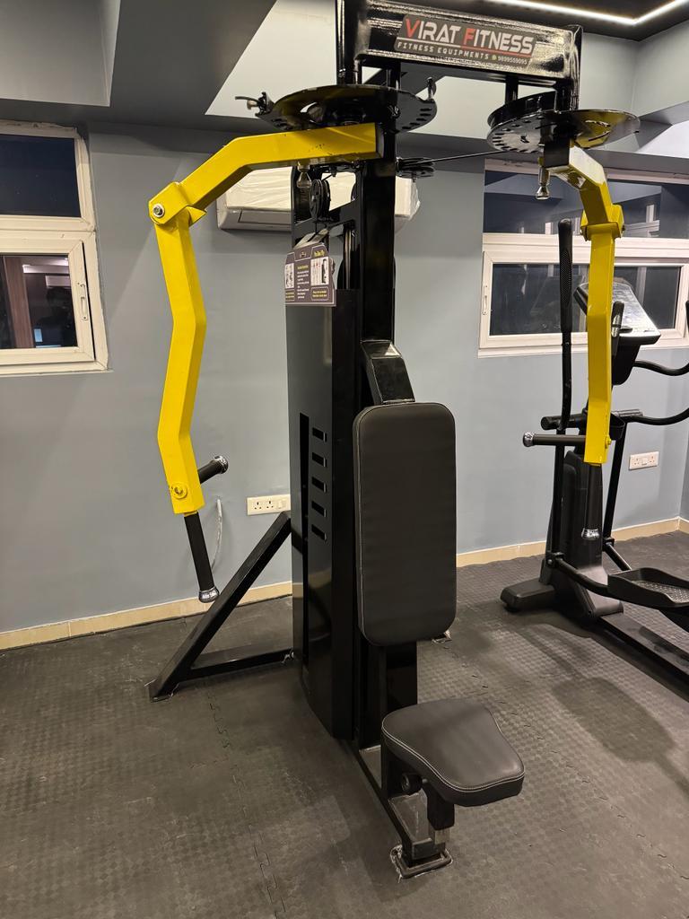 Pec Deck Fly Machine - Rectangular Or Oval 12 Gauge Apollo Isi Company Pipe, Soft Foam Technology Seat Cover For Comfortable Chest Workouts, Adjustable With Advanced Double Effect Welding Technology For Stability, Customized Warranty, 80 Kgs Weight Stick