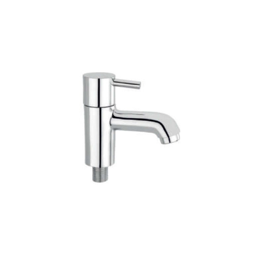 Fortuner Collection Pillar Cock - Stainless Steel, Different Sizes Available, Silver Color, Satin Finish | Ideal for Modern Bathroom Spaces
