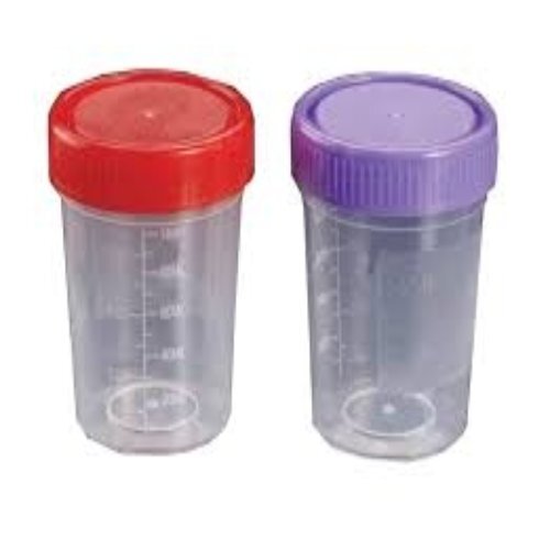 Specimen Container - Plastic, 30ml & 50ml Leak Proof, Urine Culture Bottle | Portable, Disposable, Manual Operation, Microbiology Technology