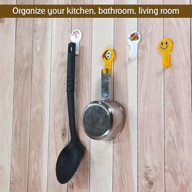 Adhesive Hook For Holding Stuffs Key And Other Items