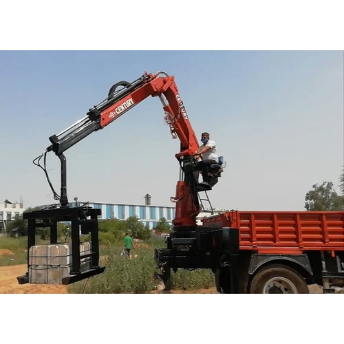 Metal Brick Grabber Truck Mounted Crane