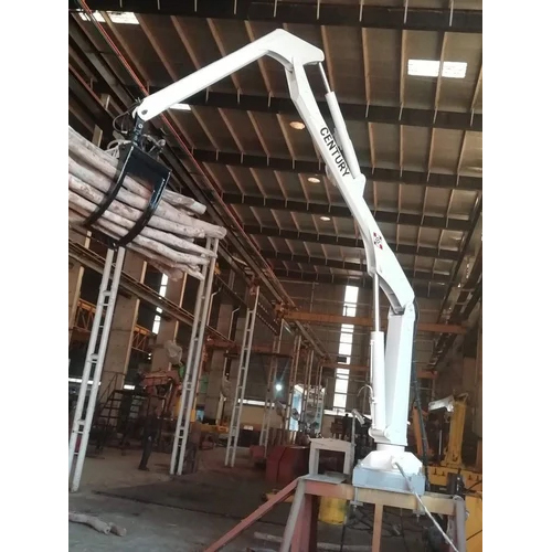 Wood Log Timber Loader Crane Application: Workshop