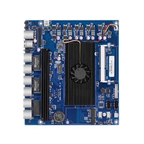 NSM-D525-6L Multi Network Port Motherboard - Metal Build, Various Sizes, Elegant Blue Color | Ideal for Industrial Applications in Distribution and Manufacturing