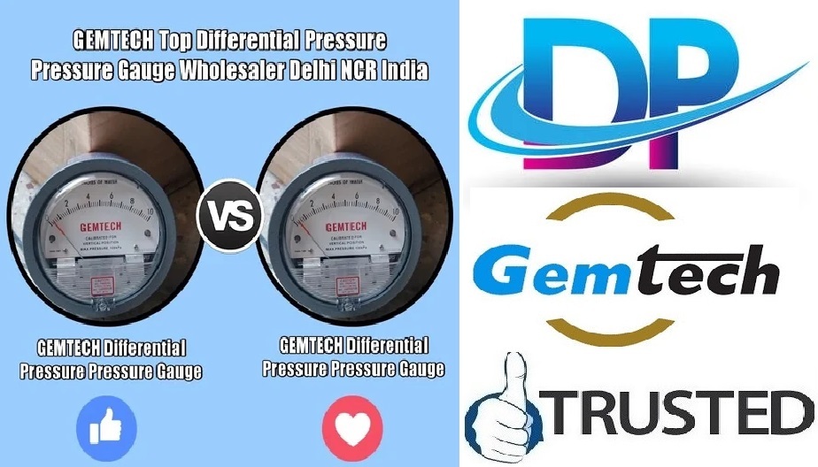 Gemtech Differential Pressure Gauge By Bara Hindu Rao Hospital - Accuracy: A 2% Of Full Span At 70(21(a 3% On -0