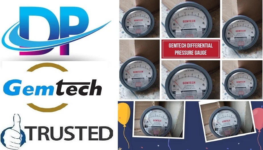Gemtech Differential Pressure Gauge By Bara Hindu Rao Hospital - Accuracy: A 2% Of Full Span At 70(21(a 3% On -0