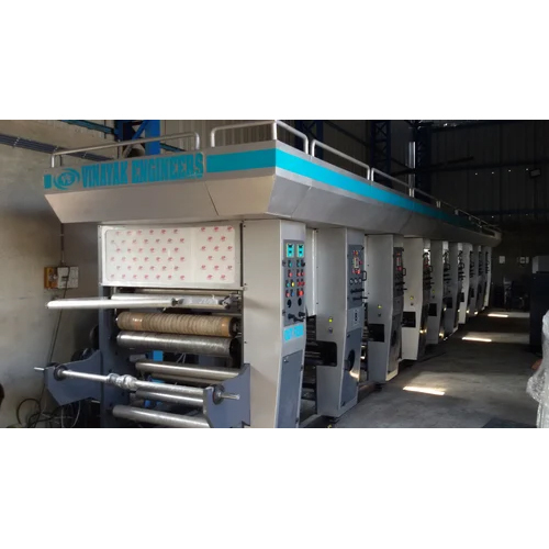 Automatic High Speed 8 Color Rotogravure 5 Drive Printing Machine